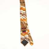 Back Back of Vintage Jerry Garcia Malachite Valley Abstract Patterned Tie