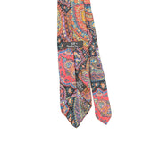 Back Back Detail of Vintage 1990's Countess Mara Paisley Patterned Tie