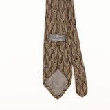 Back Detail of Vintage 1990's Robert Talbott Geometric Patterned Tie