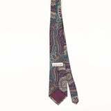 Back of Vintage 1990's Pierre Cardin Paisley Patterned Tie