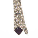 Back Back Detail of Vintage 1990's Geometric Patterned Tie