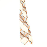 Back Back of Vintage 1980's Striped Patterned Tie