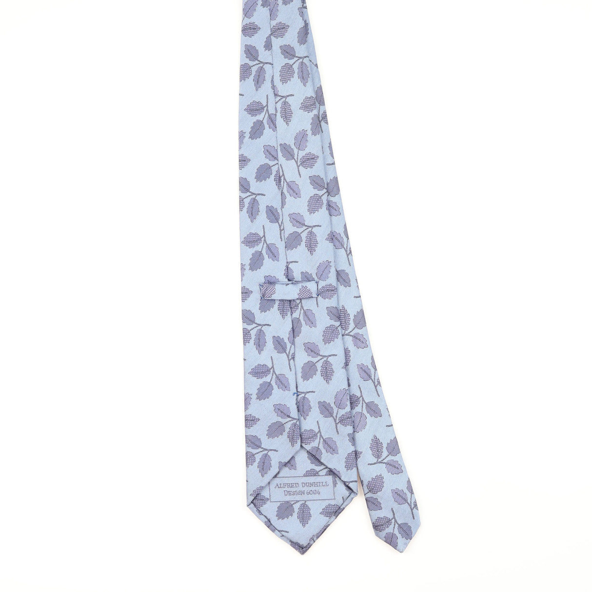 Back of Vintage 1990's Dunhill Floral Patterned Tie