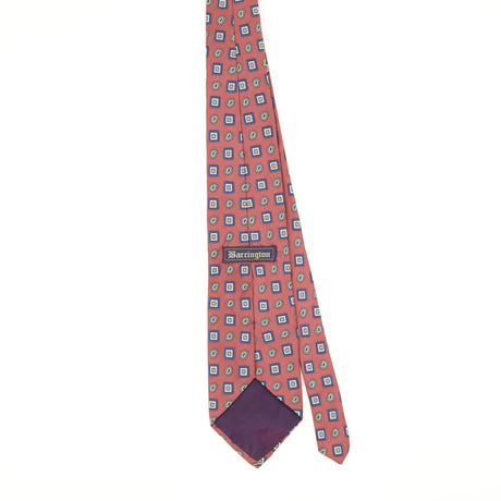 Back of Vintage 1990's Geometric Patterned Tie