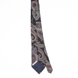 Back Back of Vintage 1990's Pal Zileri Paisley Patterned Tie