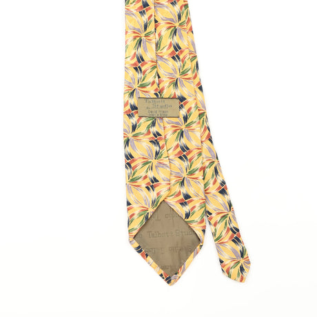Back Detail of Vintage 1990's Robert Talbott Geometric Patterned Tie