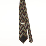 Back of Vintage 1990's Geometric Patterned Tie