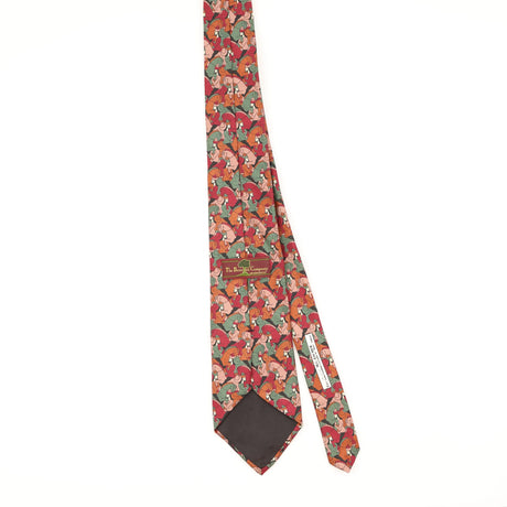Back of Vintage 1990's Ms Escher Geometric Patterned Tie