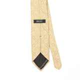 Back Back Detail of Vintage 1990's Dkny Medallion Geometric Patterned Tie