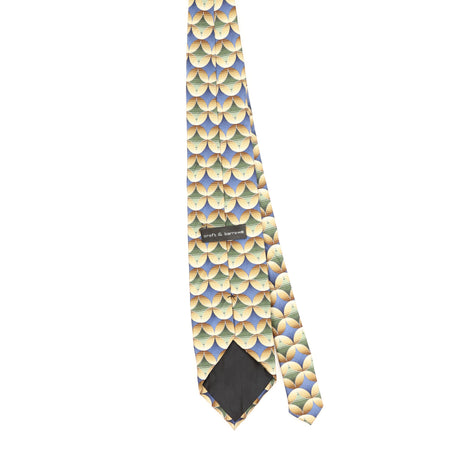 Back Back of Vintage Croft & Barrow Geometric Patterned Tie