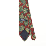 Back Back Detail of Vintage 1990's Ralph Lauren Paisley Patterned Tie