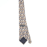 Back Back of Vintage 1990's Zylos Geometric Patterned Tie