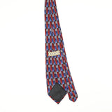 Back Back of Vintage 1990's Geometric Patterned Tie