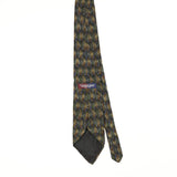 Back Back of Vintage 1990's Geoffrey Beene Geometric Patterned Tie