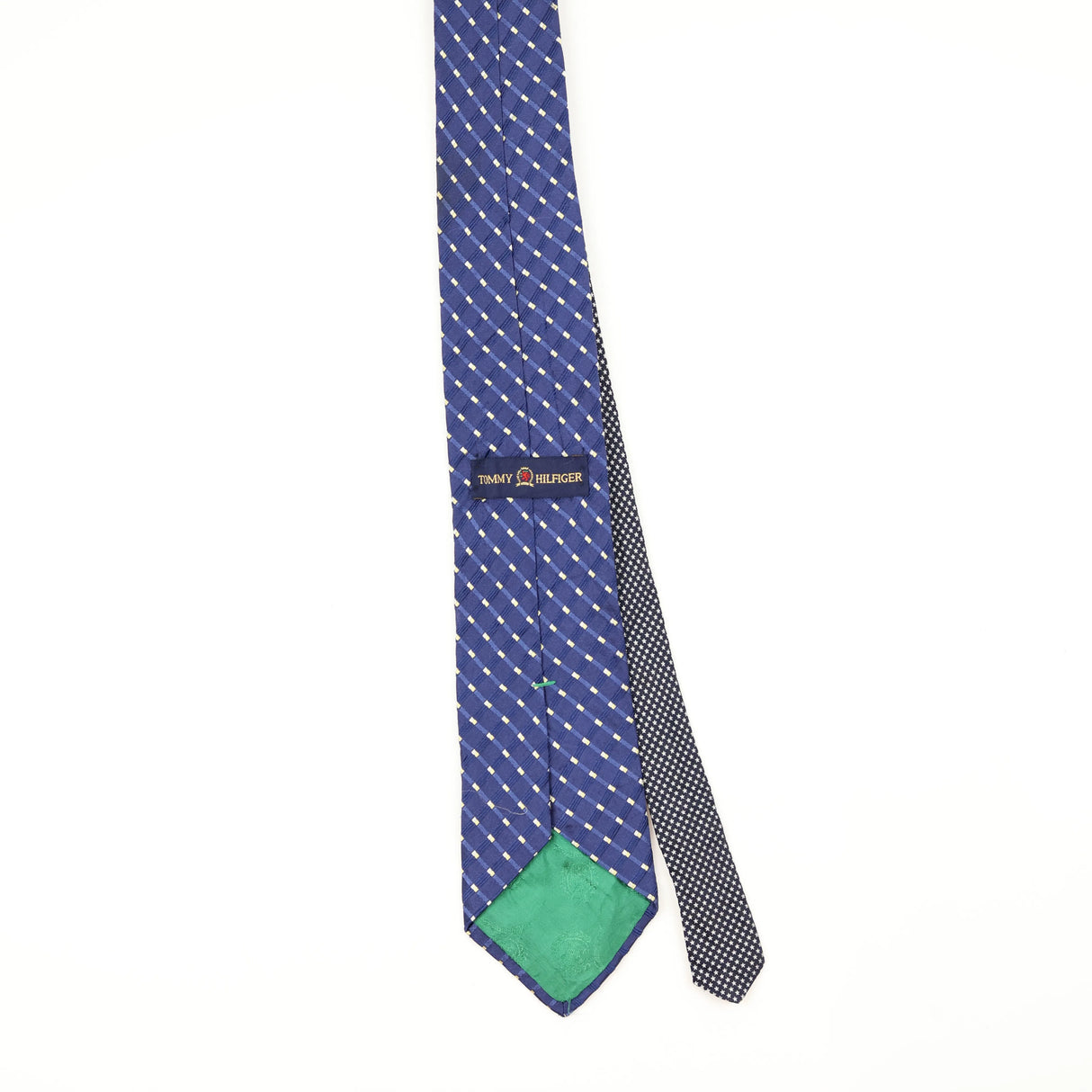 Back Back of Vintage 1990's Tommy Hilfiger Geometric Patterned Tie