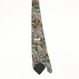 Back Back of Vintage 1990's Floral Patterned Tie