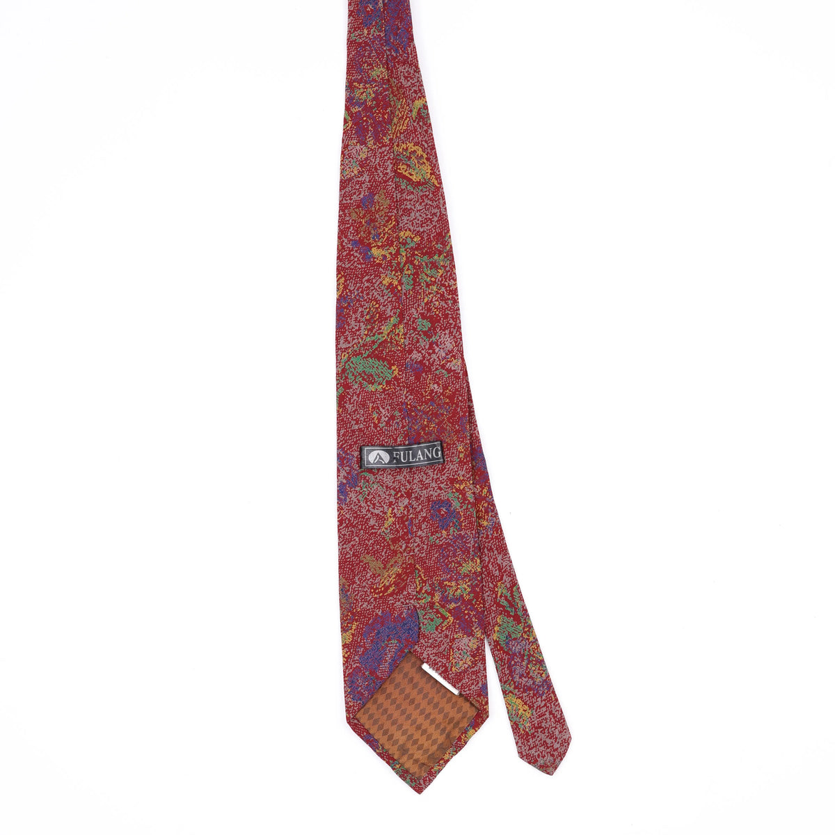 Back Back of Vintage 1990's Abstract Patterned Tie