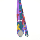 Back of Vintage 1990's Disney Cartoon Patterned Tie