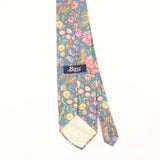 Back Back Detail of Vintage 1990's Floral Patterned Tie