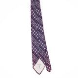 Back Back of Vintage 1980's Geometric Patterned Tie