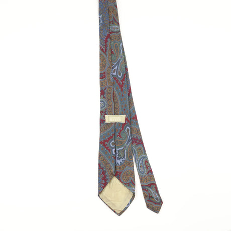Back of Vintage 1990's Paisley Patterned Tie