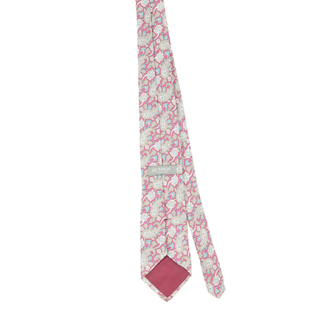 Back Back of Vintage 1990's Paisley Paisley Patterned Tie