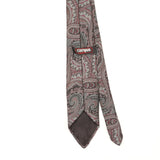 Back Back Detail of Vintage 1990's Paisley Patterned Tie