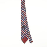 Back Back of Vintage 1990's Geometric Patterned Tie