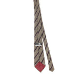 Back of Vintage 1990's Striped Patterned Tie