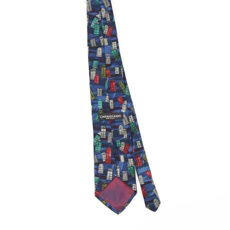 Back Back of Vintage 1990's Windows Geometric Patterned Tie