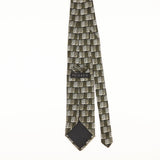 Back of Vintage Geometric Patterned Tie