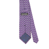 Back Detail of Vintage Jos. A. Bank Geometric Patterned Tie