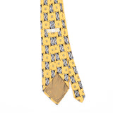 Back Back Detail of Vintage 1990's Geometric Patterned Tie