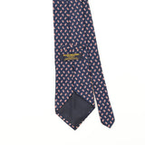 Back Detail of Vintage 1990's Brooks Brothers Geometric Patterned Tie