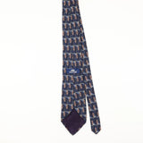 Back of Vintage 1990's Stafford Geometric Patterned Tie