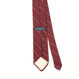 Back Detail of Vintage 1980's Geometric Patterned Tie