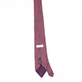 Back Back of Vintage 1990's Van Heusen Foulard Geometric Patterned Tie