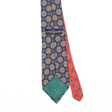 Back Back Detail of Vintage 1990's Tommy Hilfiger Geometric Patterned Tie