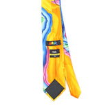 Back Back Detail of Vintage Jerry Garcia Liquid Torso Abstract Patterned Tie