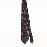 Back of Vintage 1990's Geometric Patterned Tie