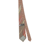 Back of Vintage 1980's Pierre Cardin Striped Patterned Tie