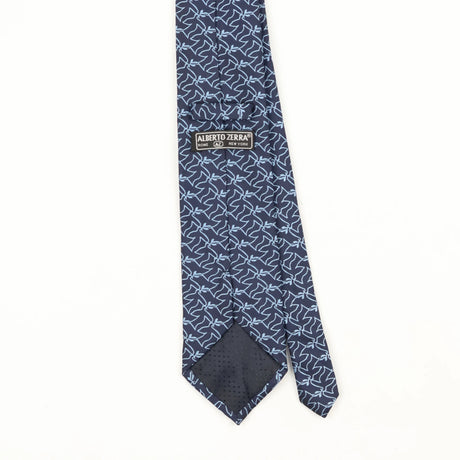 Back Back Detail of Vintage 1990's Abstract Patterned Tie