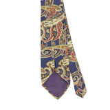 Back Detail of Vintage 1990's Paisley Patterned Tie