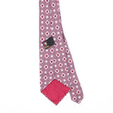 Back Back Detail of Vintage 1980's Diamonds Geometric Patterned Tie