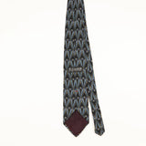 Back of Vintage 1990's Zylos Geometric Patterned Tie