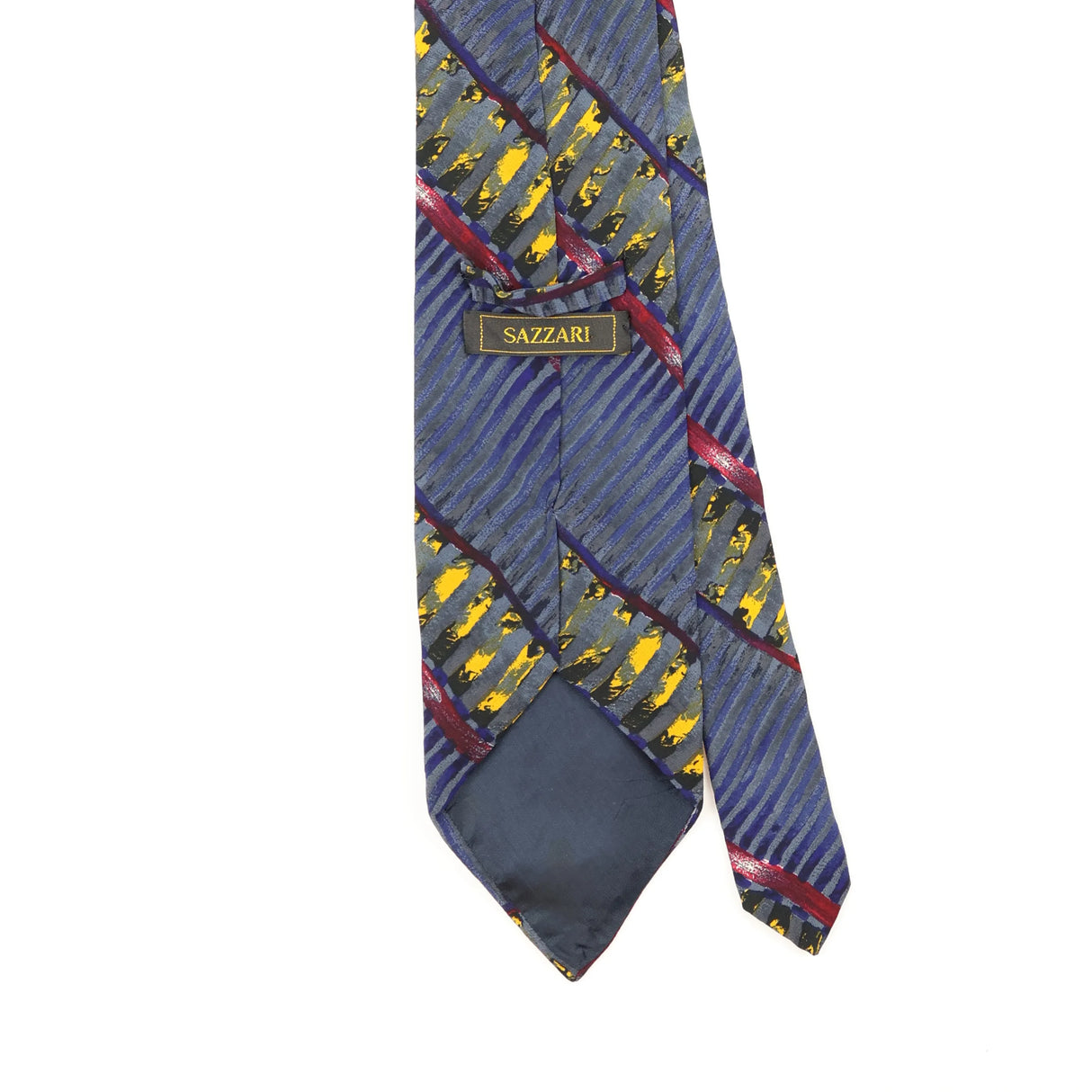 Back Back Detail of Vintage 1990's Abstract Patterned Tie