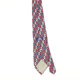 Back of Vintage 1990's Stafford Geometric Patterned Tie