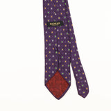 Back Detail of Vintage 1990's Bachrach Geometric Patterned Tie