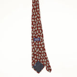 Back Back of Vintage 1990's Paisley Patterned Tie
