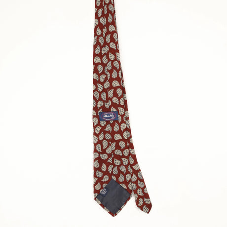 Back Back of Vintage 1990's Paisley Patterned Tie